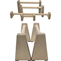 Barbarian Range Wooden Parallettes Parallel Bars Made from Hardwood Multiple Sizes